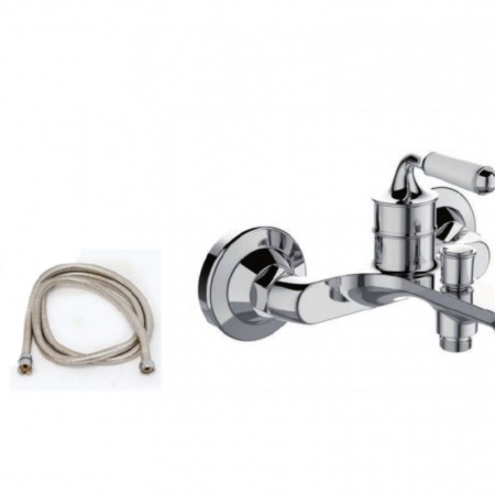 Inox Retro Μπαταρία Λουτρού Victoria