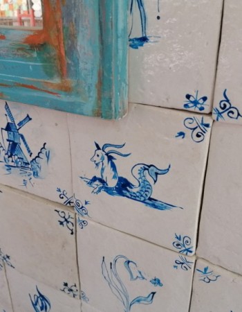 Blue Design Χειροποίητα Πλακάκια Τραβερτίνο Mix Σχέδια Κλασικά
