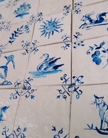 Blue Design Χειροποίητα Πλακάκια Τραβερτίνο Mix Σχέδια Κλασικά