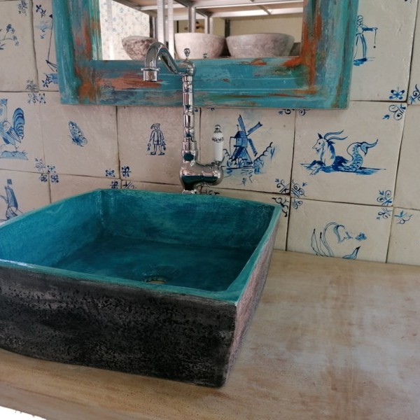 Blue Design Χειροποίητα Πλακάκια Τραβερτίνο Mix Σχέδια Κλασικά