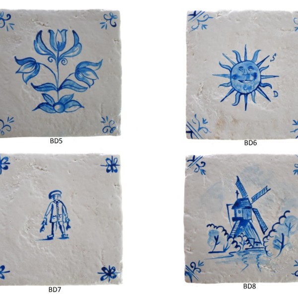 Blue Design Χειροποίητα Πλακάκια Τραβερτίνο Mix Σχέδια Κλασικά