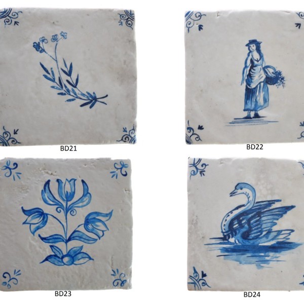 Blue Design Χειροποίητα Πλακάκια Τραβερτίνο Mix Σχέδια Κλασικά