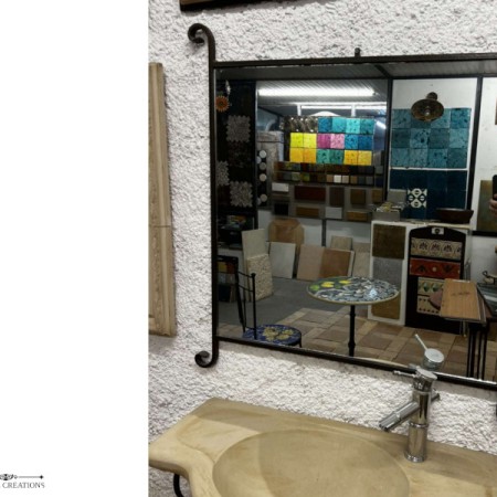 Προσφορά Μεταλλικός Κρεμαστός Τετράγωνος Καθρέπτης 80,00€